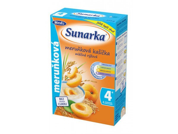 Sunarka молочная каша с абрикосом 225 г
